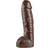 Doc Johnson Vac-U-Lock Realistic Hung XL Strap-on Dildo Brown