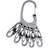 Nite Ize Nøgle-karabinhage KLKBF-11-R6 BigFoot Locker KeyRack Rustfrit stål 1 stk