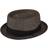 Bailey Waits Braided Pork Pie Bucket Hat - Midnight Brown