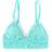 Hanky Panky Signature Lace Padded Triangle Bralette - Bright Aqua Blue