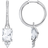 Thomas Sabo Hoop Earrings - Silver/Transparent