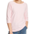 Hanes Women's Stretch Cotton Raglan Sleeve Tee - Paleo Pink