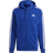 adidas Essentials Fleece 3 Stripes Full Zip Hoodie Men - Royal Blue/White