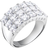 Thomas Sabo Pavé Ring - Silver/Transaprent