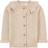 Little Jalo Flounce Strikket Cardigan Cremefarvet 68 cm