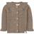 Little Jalo Flounce Cardigan - Wood Brown