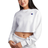 Champion Reverse Weave Cropped Cut-Off Crew Sweatshirt - White