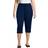 Hanes Women's JMS French Terry Capris - Navy