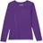 Hanes Maglietta a Maniche Lunghe Da Donna Viola Splendore