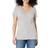 Hanes Women's Slub Jersey Shirred V-Neck Tee - Dada Grey Heather