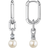 Thomas Sabo Links Hoop Earrings - Silver/Pearl/Transparent