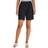 Karen Scott Gemma Cotton Drawstring Bermuda Shorts - Deep Black