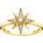 Thomas Sabo Star Ring - Gold/Transparent