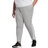 Adidas Women's Sportswear Future Icons 3- Stripes Skinny Pants Plus Size - Medium Grey Heather