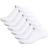 adidas Athletic Cushioned No-Show Socks 6-pack Men - White