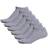 adidas Athletic Cushioned No-Show Socks 6-pack Men - Medium Grey