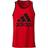 adidas Badge of Sport Classic Tank Top - Scarlet/Black