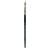 Silver Brush Limited Ruby Satin Series Synthetic Brushes Short Handle medium pointed triangle 2515S