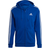 Adidas Essentials French Terry 3-Stripes Full Zip Hoodie - Royal Blue/White