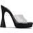 Nine West Ansel Platform - Clear/Black