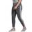 Adidas Designed To Move High-Rise 3-Stripes 7/8 Sport Tights Plus Size Women - Dark Grey Heather/White