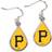 WinCraft Pittsburgh Pirates Tear Drop Dangle Earrings