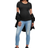 GAP Maternity Modern Crewneck T-shirt True Black (719955)