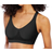 Bali Comfort Revolution ComfortFlex Fit Shaping Wirefree Bra - Black Tropic