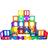 PicassoTiles Magnetic Tile Building Set with Unique Shapes 42pcs