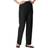 Alfred Dunner Petite Classics Pull-On Straight-Leg Pants - Black