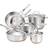 Anolon Nouvelle Cookware Set with lid 10 Parts