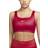 NIKE Dri-Fit Swoosh Sports Bra Women - Mystic Hibiscus/White