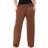 White Shark Solid Palazzo Pants Plus Size - Brown