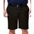 Haggar Big & Tall Cool 18 PRO Classic-Fit Stretch Flat-Front 9.5" Shorts - Black