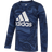 Adidas Boy's Warped Camo Logo Tee - Navy