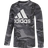 Adidas Boy's Warped Camo Logo Tee - Black