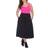 White Shark Tasmin Flare Midi Skirt - Black