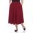 White Shark Tasmin Flare Midi Skirt - Burgundy
