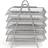 5-Tier Steel Mesh Paper Tray Desk Organizer