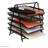 5-Tier Paper File Tray with 5 Sliding Trays