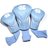 Team Golf North Carolina Tar Heels 3-Pack Contour Head Covers