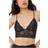 Free People Everyday Lace Longline Bralette - Black