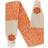 Foco Clemson Tigers Confetti Scarf with Pom