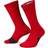 NIKE Elite Crew Basketball Socks Unisex - University Red/Black/Black