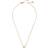 Kate Spade Social Butterfly Pendant Necklace - Gold/Transparent