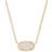 Kendra Scott Elisa Pendant Necklace - Gold/Iridescent Drusy