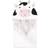 Hudson Animal Face Hooded Towel Cow