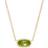 Kendra Scott Elisa Pendant Necklace - Gold/Peridot