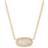 Kendra Scott Elisa Pendant Necklace - Gold/Rose Quartz