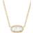 Kendra Scott Elisa Pendant Necklace - Gold/Ivory